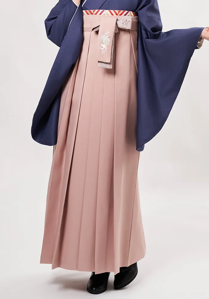 【袴】ﾛｰｽﾞ紐ﾚｰｽﾞ調刺繍